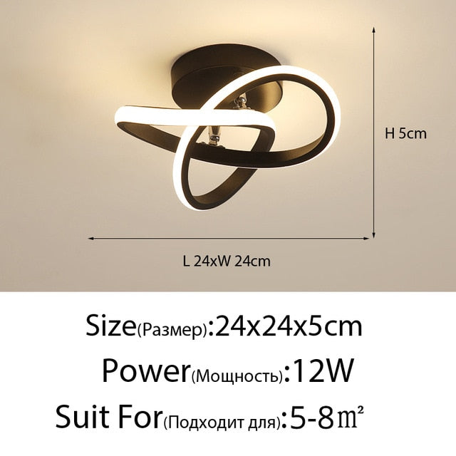 Modern Minimalist LED ceiling light
