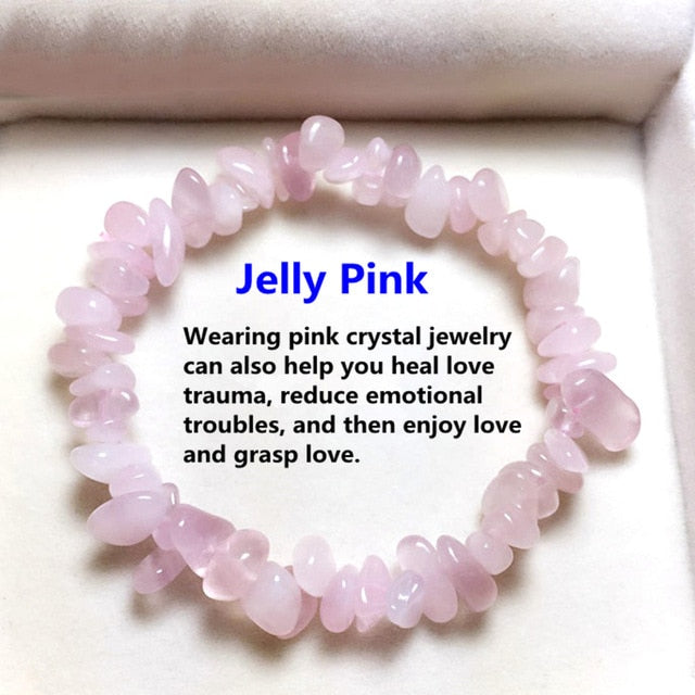 Crystal Necklace/Bracelet Chip Bead Sets Unisex